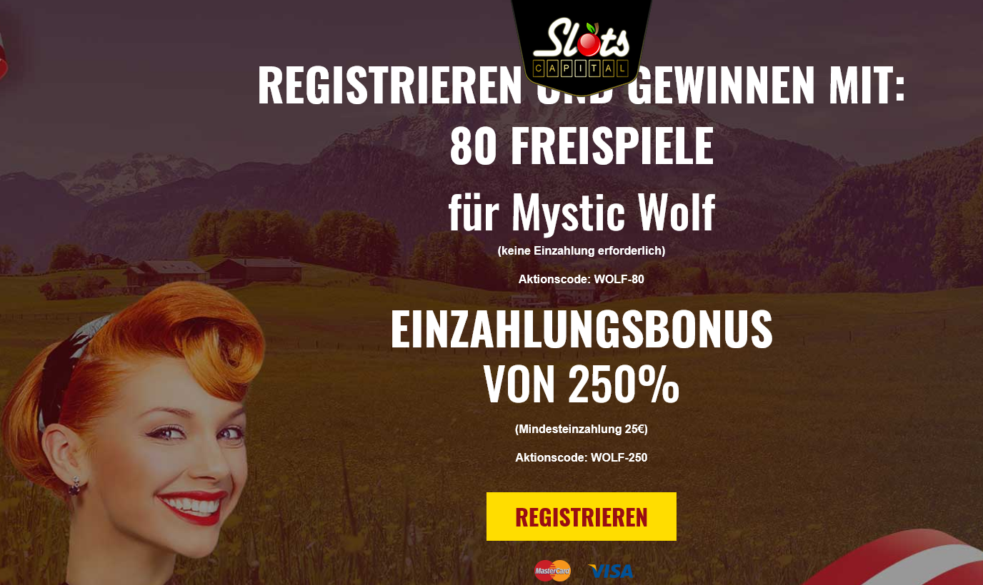 Slots Capital 80 Free Spins
                                                  (Austria)